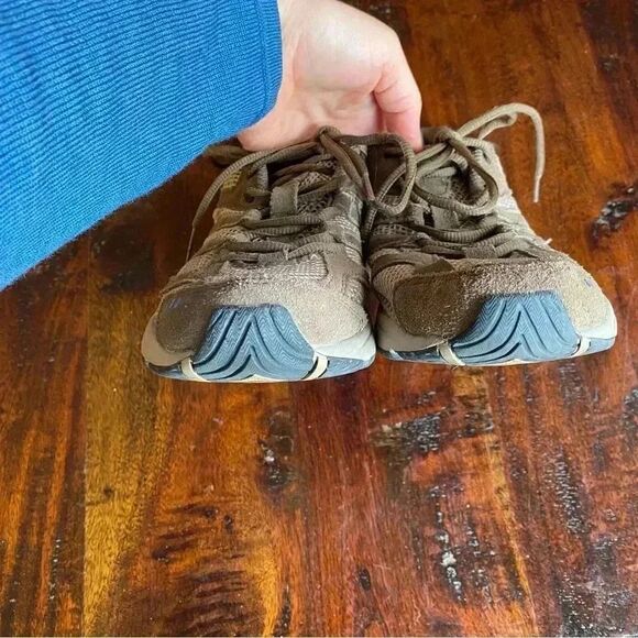 Ryka womens walking sneaker athletic shoes womens size 7.5 tan mesh suede - Picture 3 of 8